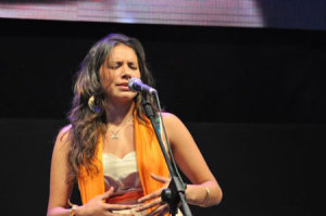 Milena Salamanca participó del programa dedicado al folclore